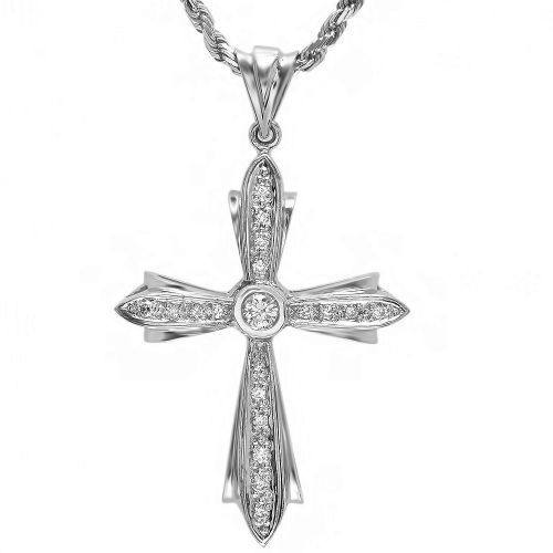 Diamonds Cross Pendant - Westwood Jewelers