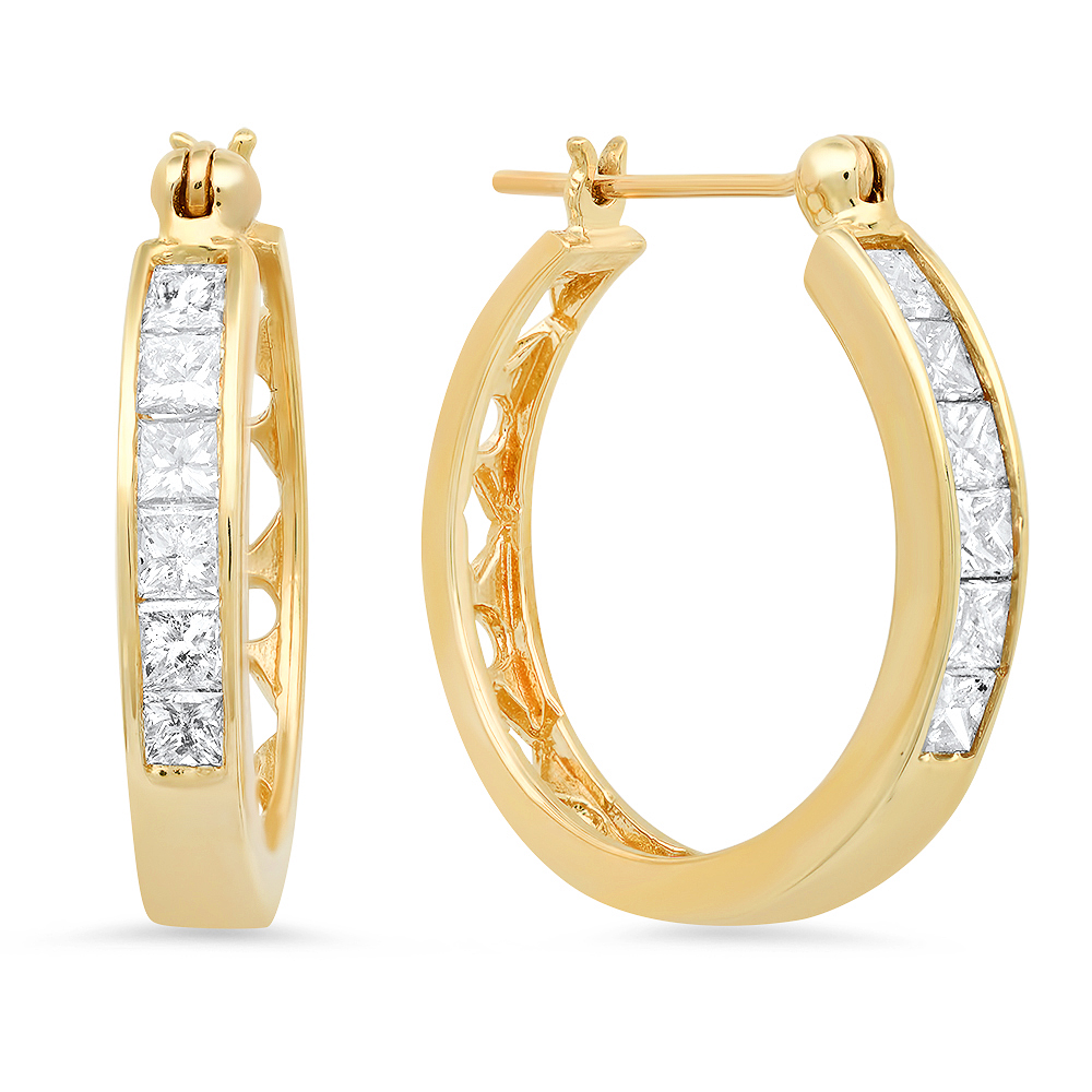 14K Yellow Gold Hoop Earrings - Westwood Jewelers